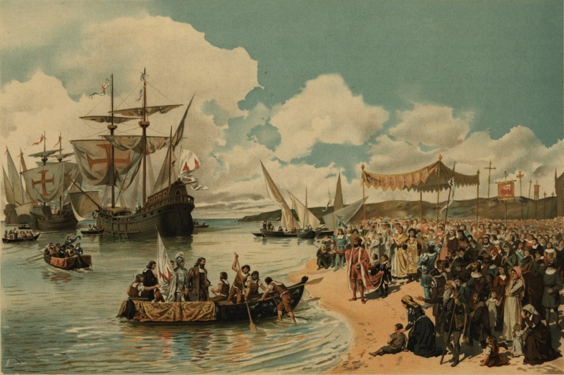 File:APartidaDeVascoDaGamaParaAIndiaEm1497-GravuraPorRoqueGameiro-cercaDe1900Lisboa-m2.jpg